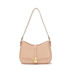 2849 Crescent Shoulder Bag , Vintage Retro Vegan Leather Clutch Tote